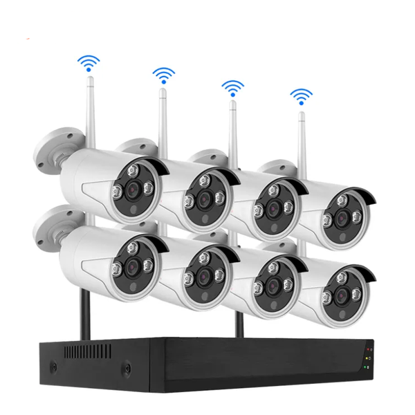 8-Channel Wireless Security Camera System