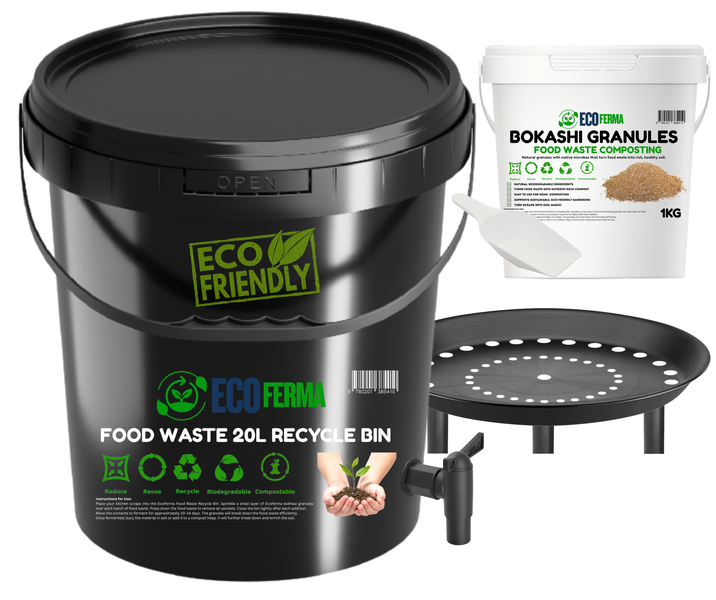 EcoFerma Bokhasi Food Waste Garden Composting Starter Kit