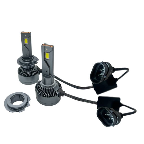 A65 Max Series H11 LED Headlight Bulbs - 38000LM, 500W, 6000K Xenon White