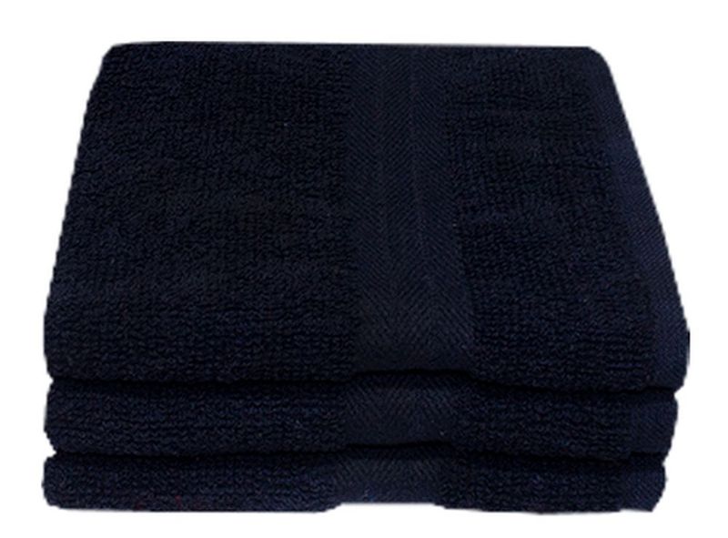 Bunty's Recycled Yarn-Ocean 380GSM-Guest Towel 033x050cms - 3 Piece