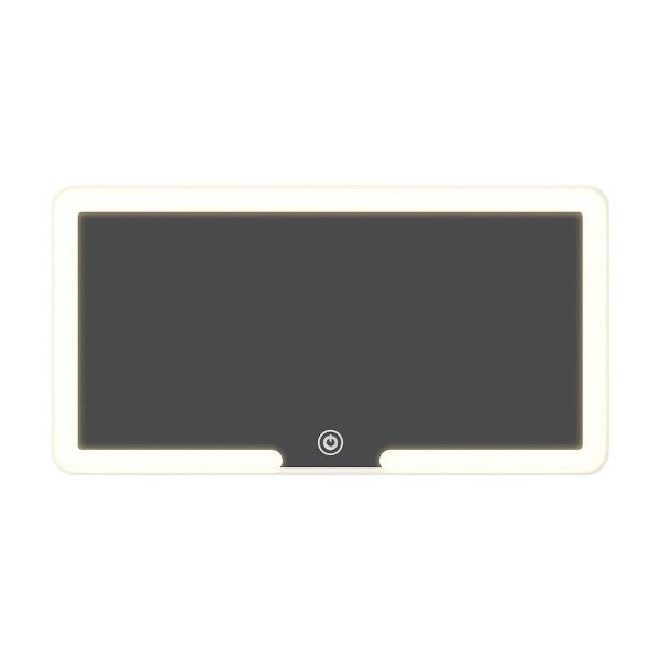 Touch Screen Sun Visor LED Makeup Mirror - Multi-Color