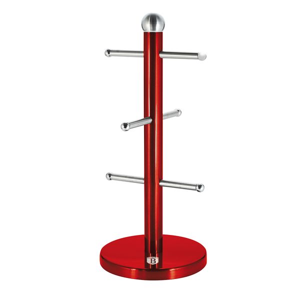 Berlinger Haus 6 Cup Mug Tree - Burgundy