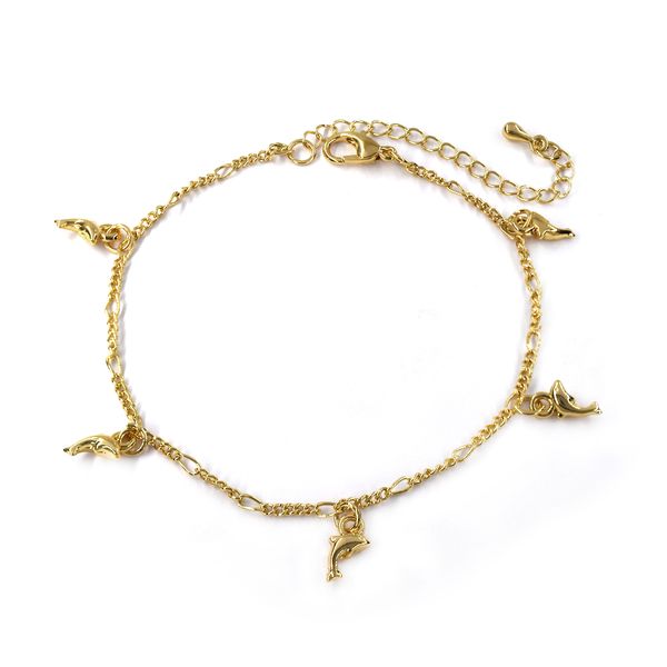 Lily &amp; Rose Dolphin Charm Anklet Chain