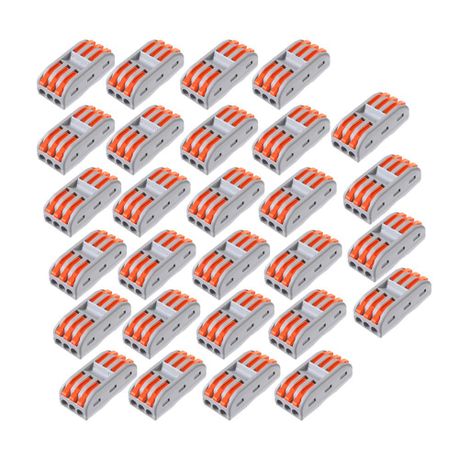 28 Piece Quick Splicing Butt Wire Electrical Cable Terminal Connectors Image
