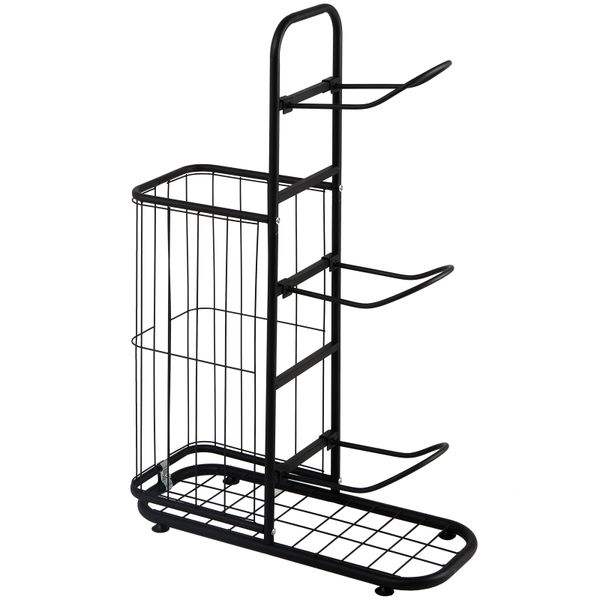 Chenshia 86cm Ball Storage Rack Metal Basket Garage Home Gym Toy Organiser