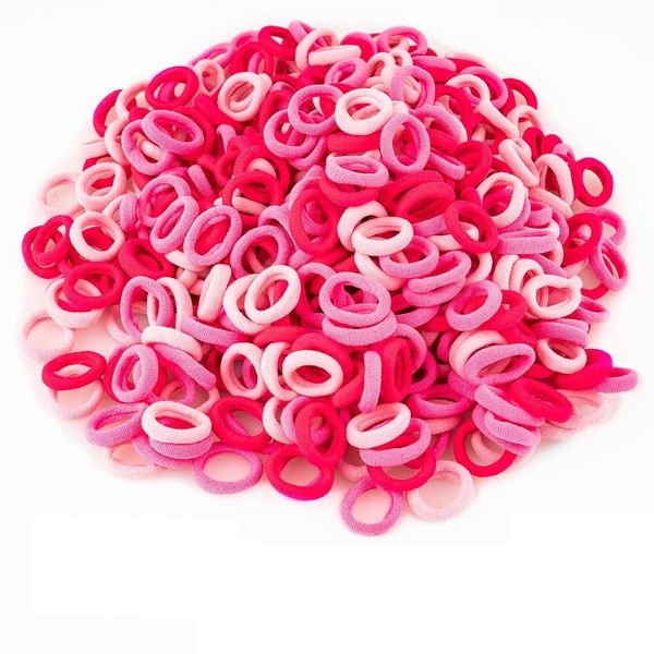 100 Pieces Soft Seamless Hair Bands Ponytail Holders Hair Accessories