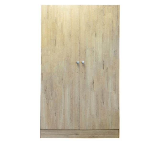 2 Door Basic Built-In Cupboard Kronberg 1200 x 500 x 2100 mm DIY Wardrobe