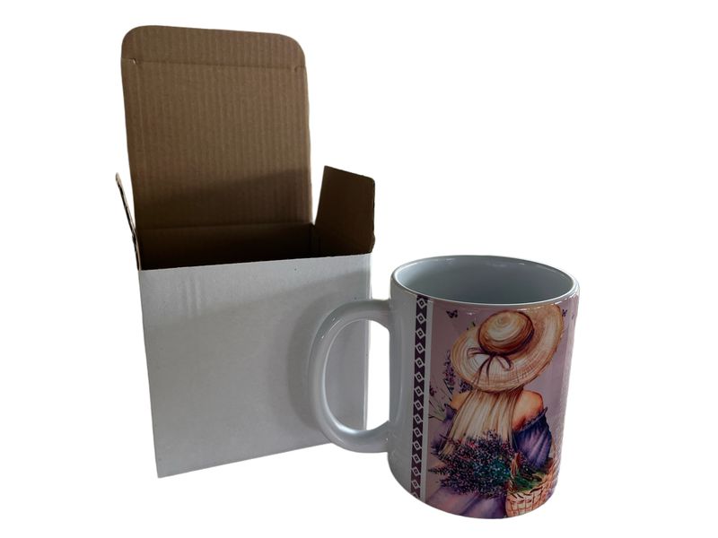 Vrou Lavender mug inspirational Afrikaans words mother's day, mom, women