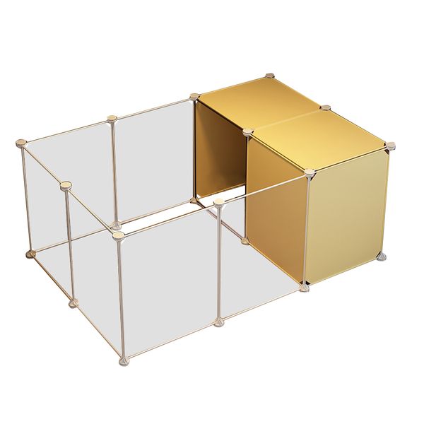 Pet Adjustable DIY Transparent Portable Pet Fence -111cm