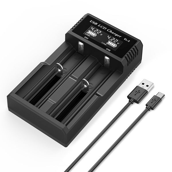 Lithium Battery Charger - Universal 3.7V, Voltage &amp; Current LED Timely Display