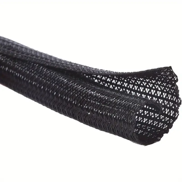 3m Cable Management Self Wrap Sleeve to Organize &amp; Protect Cables BLACK