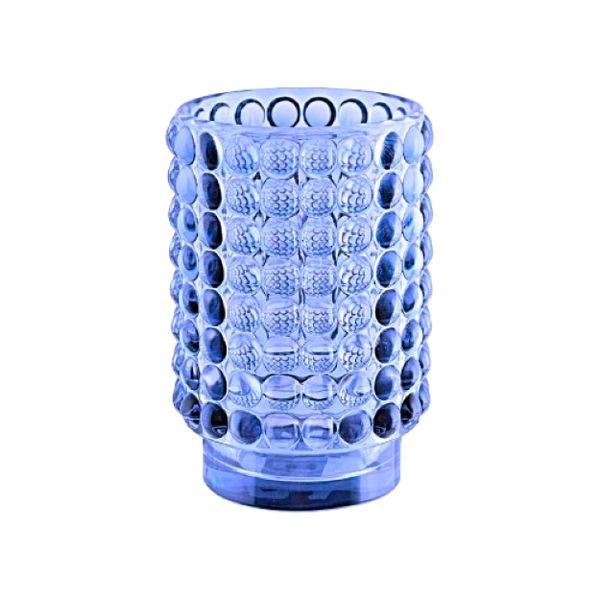 Crystal Glass Candle Holder - Set of 2