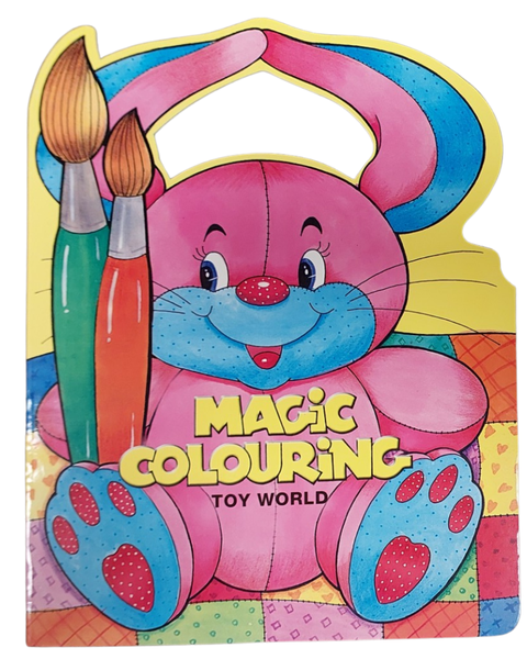 Pink Bunny Magic Colouring Book