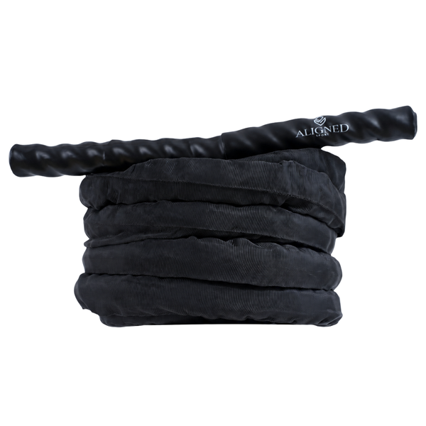 Battle Rope - Protective Sheathed - Commercial Combat Rope - HIIT, Plyo