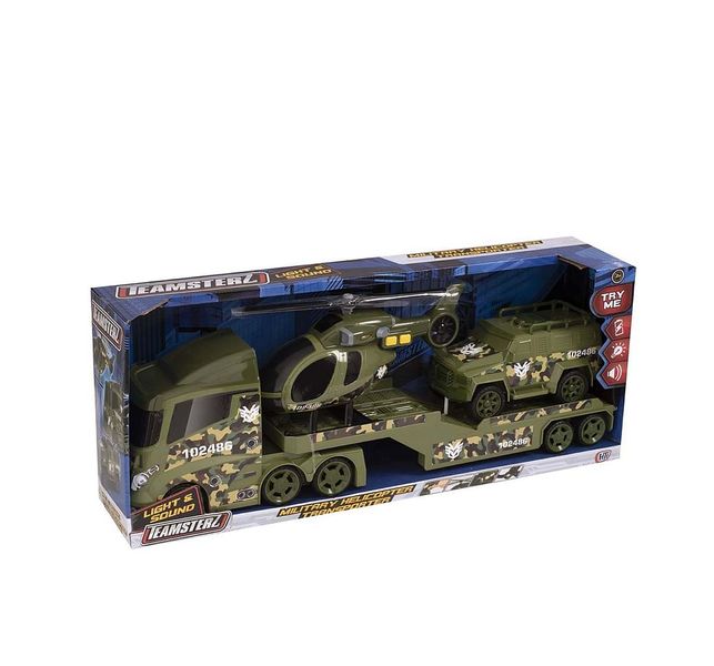 Teamsterz Light And Sound Military Transporter