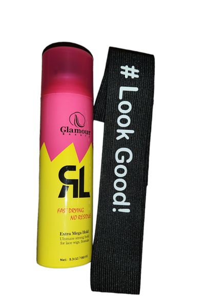 Glamour Fast Drying Spray + Look Good Lace Melting Band
