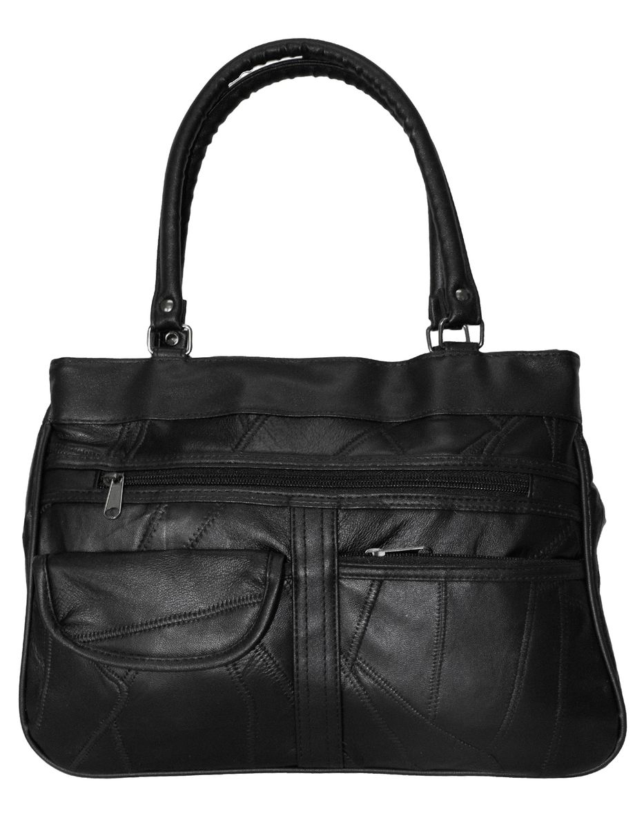 Fino GW-80753 Genuine Patch Leather Multi-Compartment Mama Shoulder Bag ...