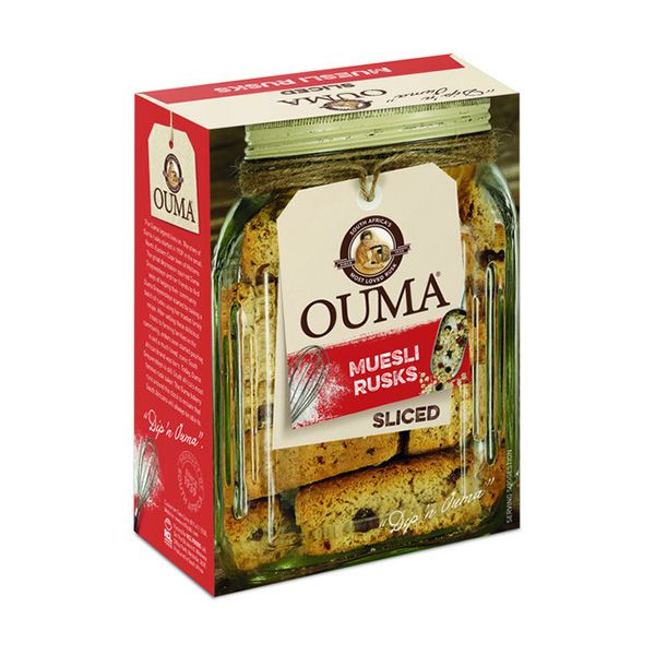 Ouma Sliced Rusks Muesli (3 x 450g)