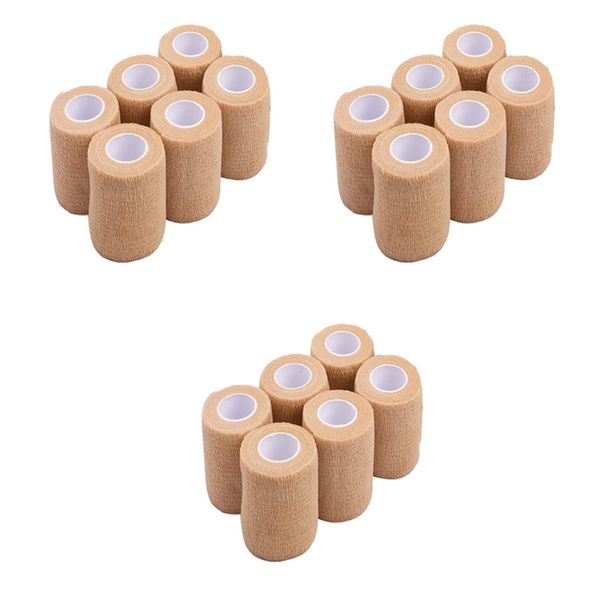 18 Packs First Aid Self Adhesive Cohesive Bandage 10X450Cm Non Woven