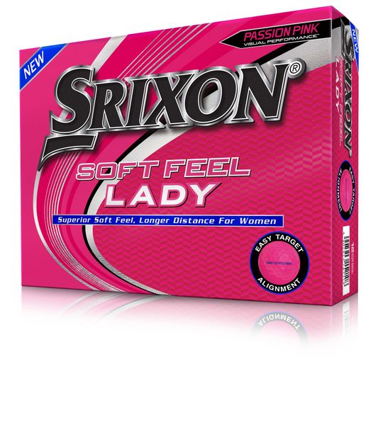 Srixon Soft Feel Lady Golf Balls - Pink