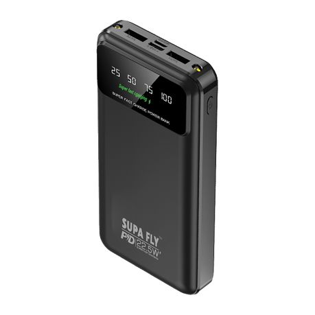 Supa Fly 20 000mAh Fast Charge | 22.5w Dual Device USB-A & Type-C Powerbank Image