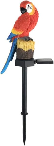 Outdoor Decorative Bright Light Parrot Statue - TS 109-1. BT