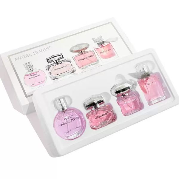 Ladies' Perfume Set, 4 Bottles, Fresh And Natural Scents