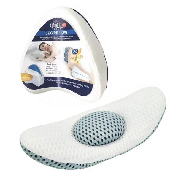 Waist Lumbar Sleeping Support Pillow + Side Sleep Leg Pillow