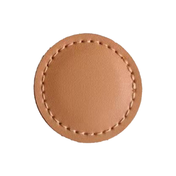 Leather Magnetic Golf Ball Marker, Round Ball Marker