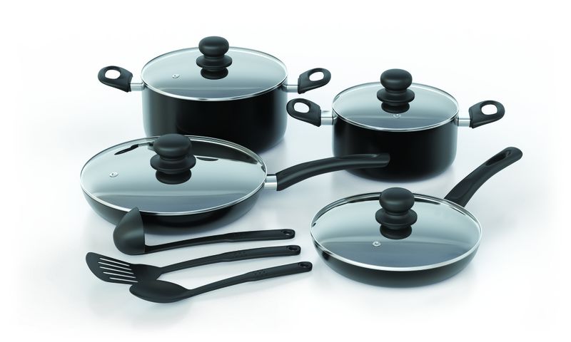 Bennett Read 11 Piece Black Velvet Non-Stick Cookware Set