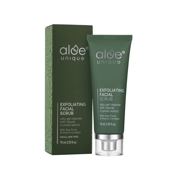 Aloe Unique Exfoliating Facial Scrub - 75ml