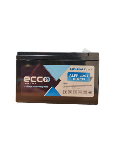 ECC8 Solar - 12.8V Lithium Gate / Alarm / Energizer Battery 7Ah 89.6Wh