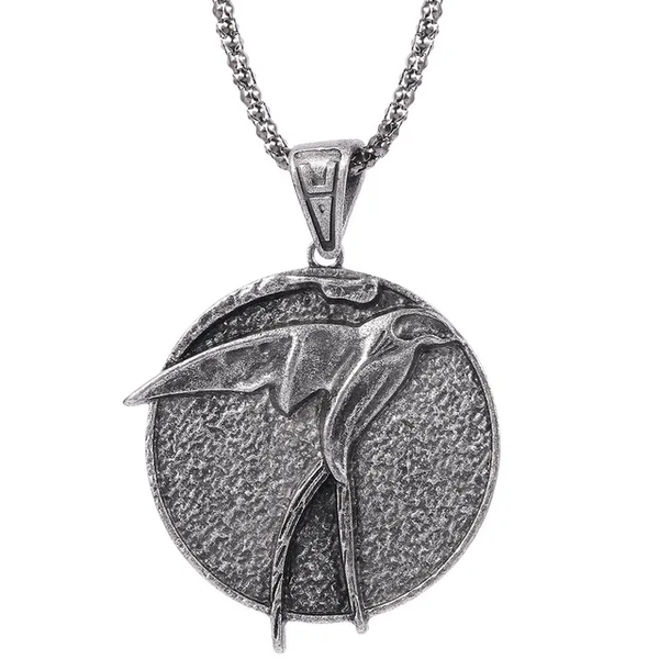 The Witcher Inspired Swallow Medallion