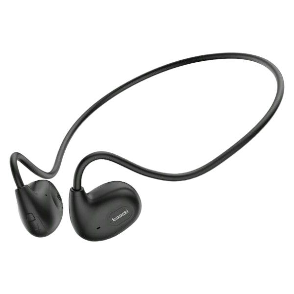 TOOCKI - Wireless Air Conduction Headset With Stereo Surround Sound - Black