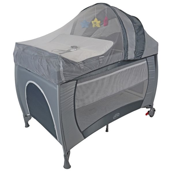 Baby Links Hailey Travel Camp Cot with Changing Table