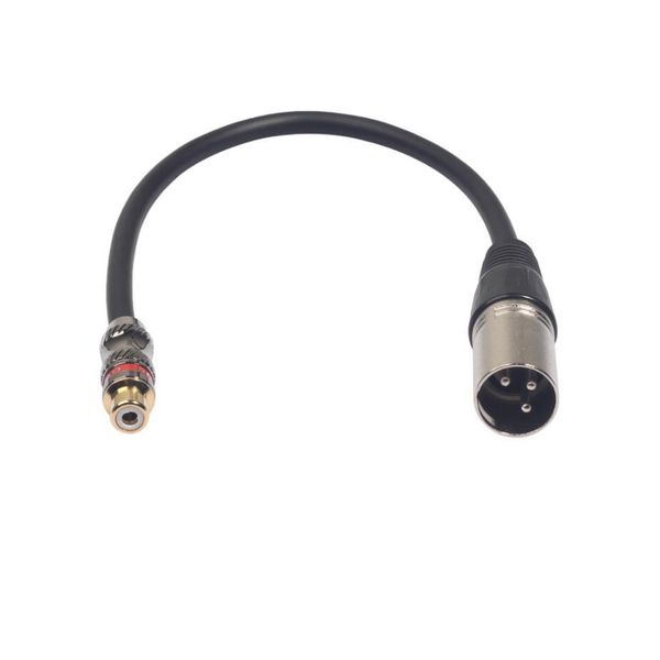 Rca Female To Xlr Male Cable Xlr To Rca Converter Audio Changer -30Cm