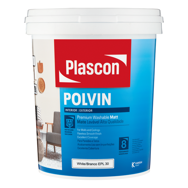 Plascon Polvin Interior &amp; Exterior Paint 20L
