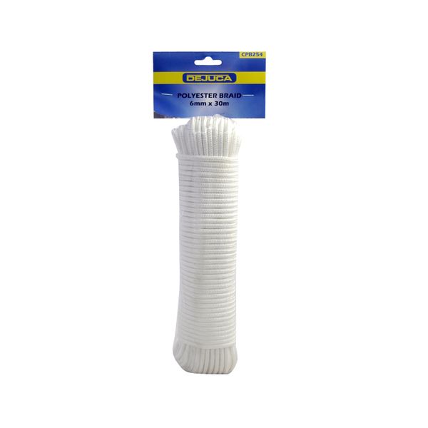 Dejuca - Polyester Braid - 6mm X 30m - (hank)