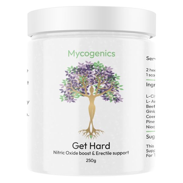 Get Hard -L-Citrulline L-Arginine Beetroot Ginkgo CoQ10 Pine Bark