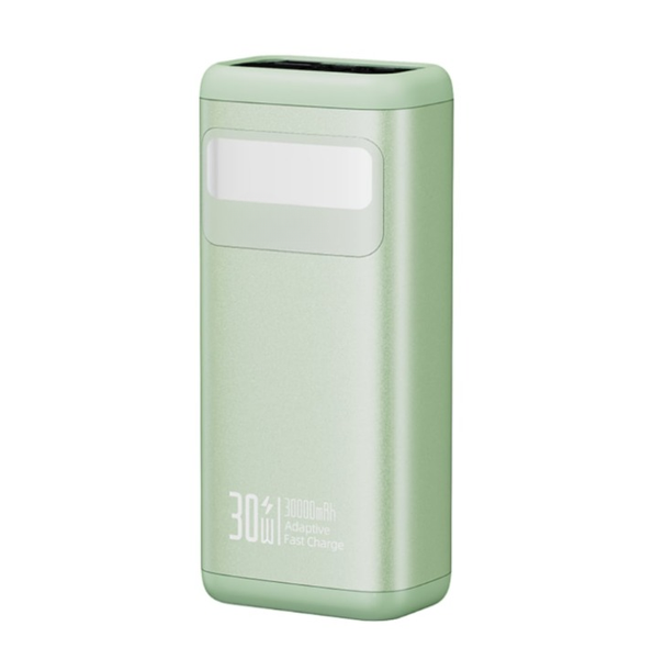 Fast Charging Portable Green 30000mAh Powerbank
