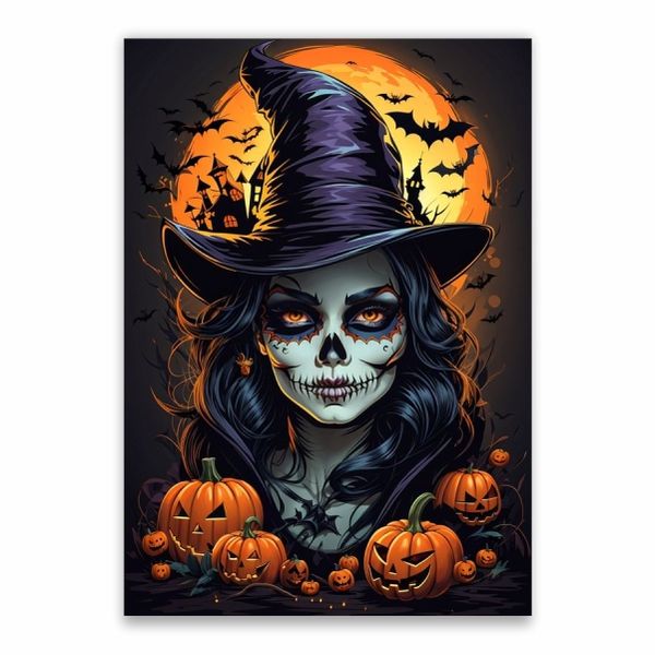 Witch Halloween Poster - A1