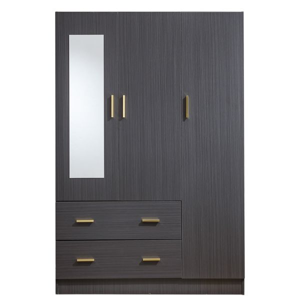 Large three-door wardrobe in modern luxury style