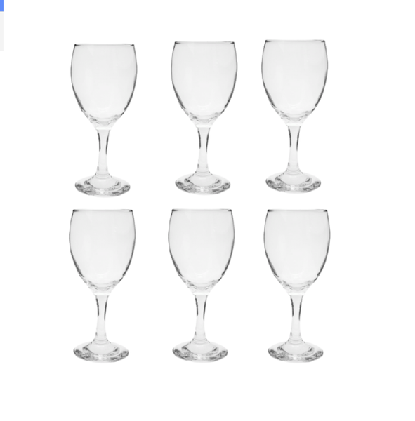 Wine Goblet 310ml 6 Piece Bali Stemmed Mst01-11A - Kitchen Essentials