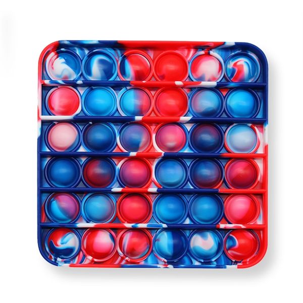 Square - Red Tie Dye image