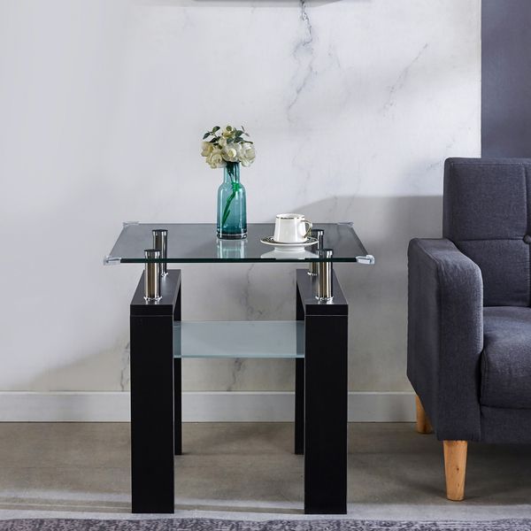 Modern Tempered Glass Coffee Table