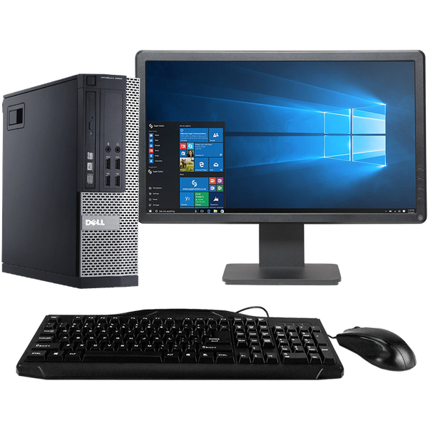 Dell OptiPlex 9020 Intel i5 SFF Desktop PC + 19 Inch Monitor (Refurbished)