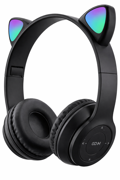 J P DreamGlow Kitty Headphones , LED Cat Ear Headphones
