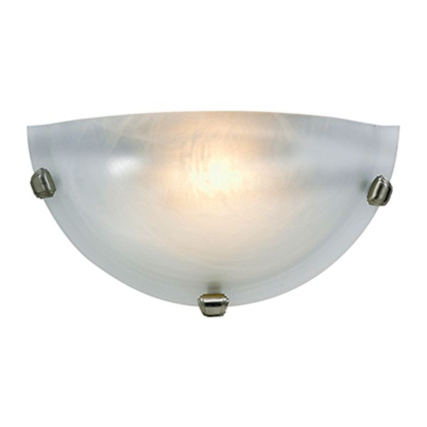 Street Wall Light Satin Chrome E27 1x60w