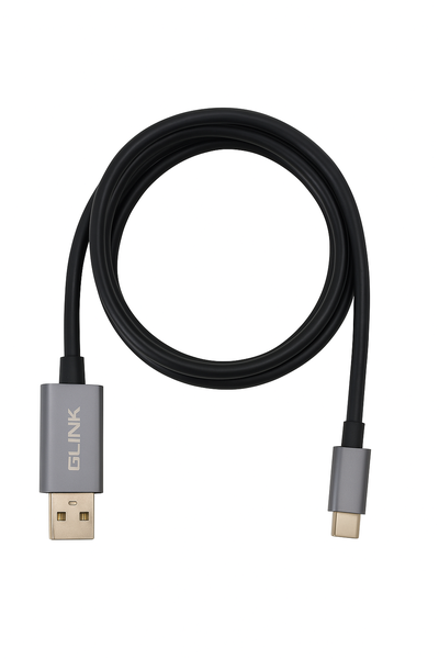 USB-C to DisplayPort 1.8m Cable - 4K UHD Video Adapter for Monitors-GLINK