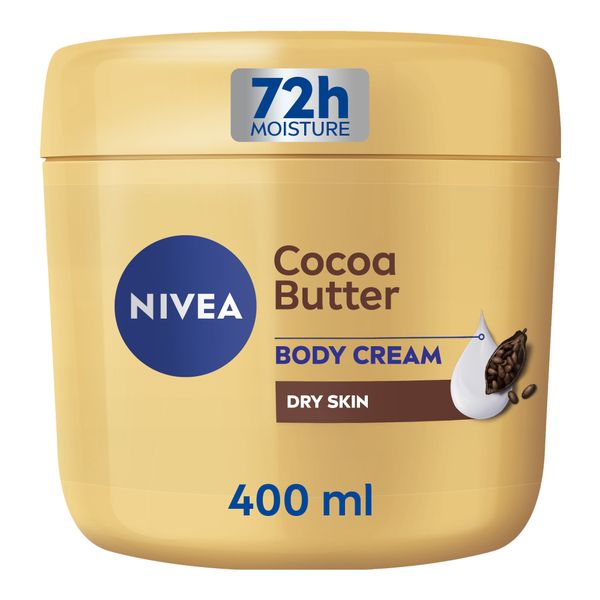 NIVEA Cocoa Butter Body Cream with Deep Moisture Serum &amp; Vitamin E, 400ml
